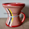 Organic clay Incense Burner Handmade and hand painted - Ancient bakhoor burner